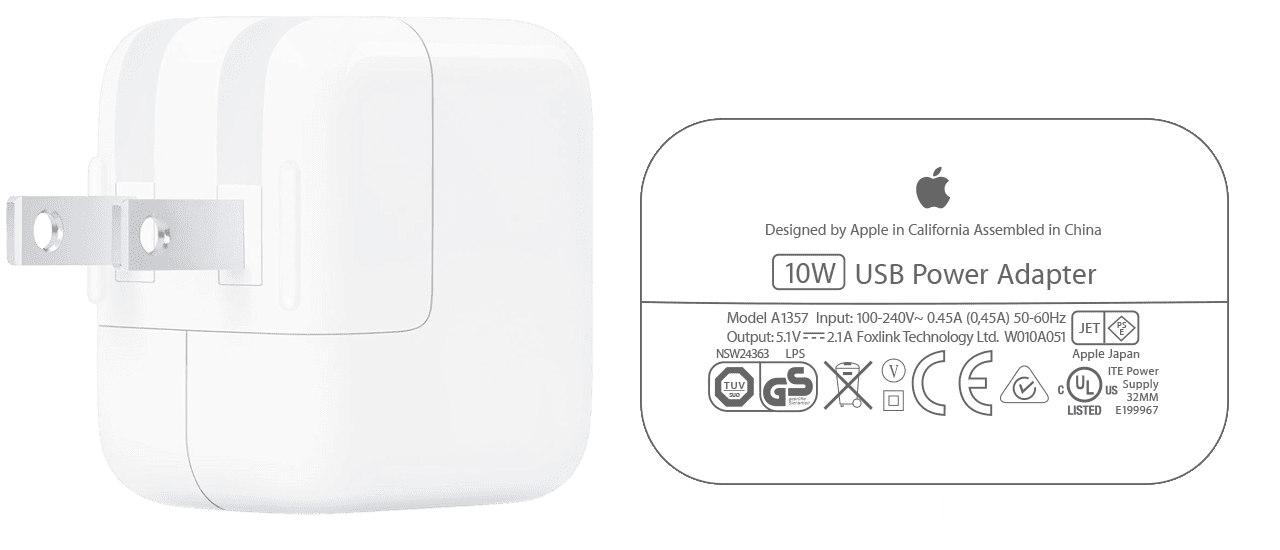 10W USB Power Adapter