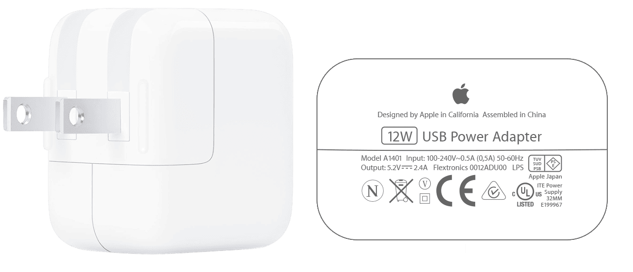 12W USB Power Adapter